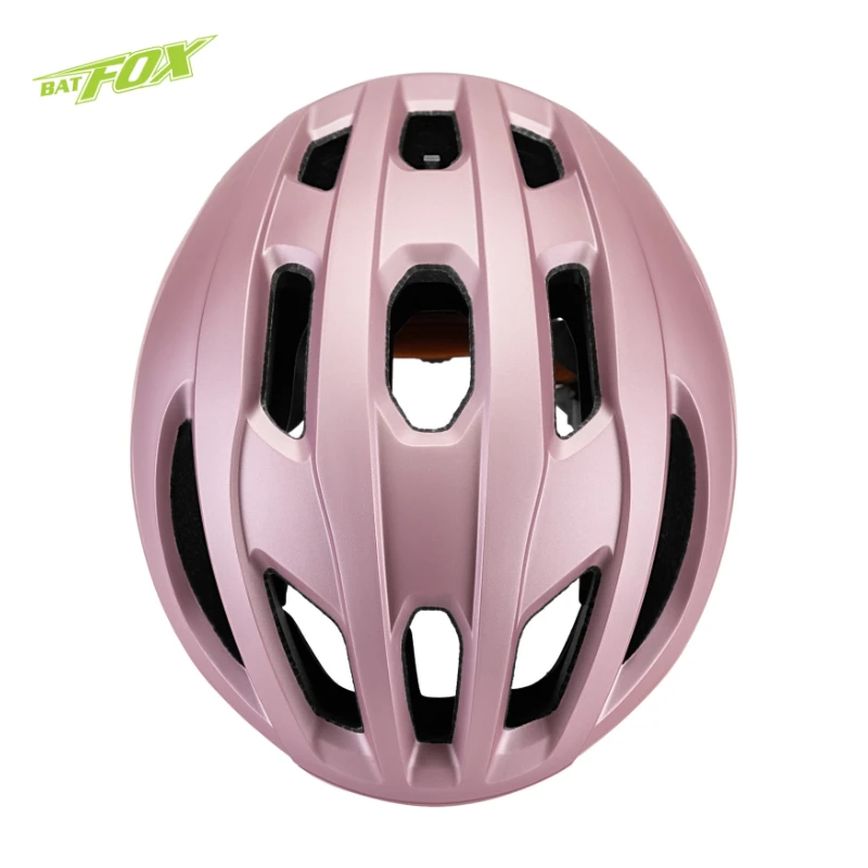 BATFOX Road Cycling Helmet Sports Ultralight Aero Safely Cap Capacete Ciclismo Bicycle Mountain Men Women Pink MTB Bike Helmet