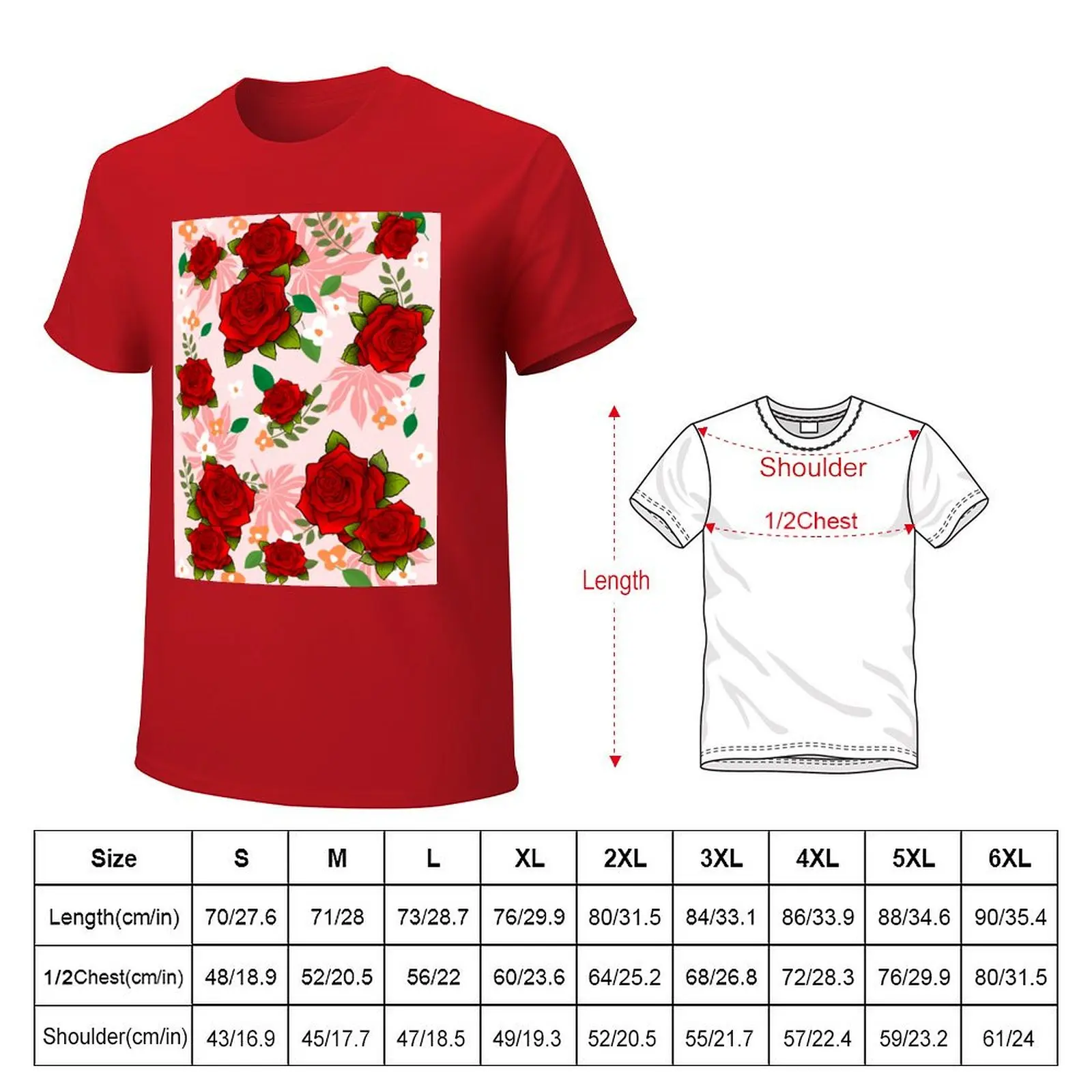 Little Red Rosie T-Shirt blanks shirts graphic tees men t shirt