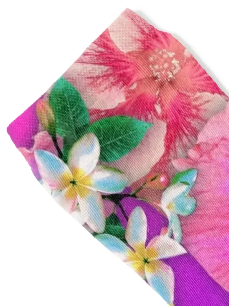 Aloha Rainbow Sherbet Socks cute colored christmas gifts funny gift Men's Socks Luxury Women's