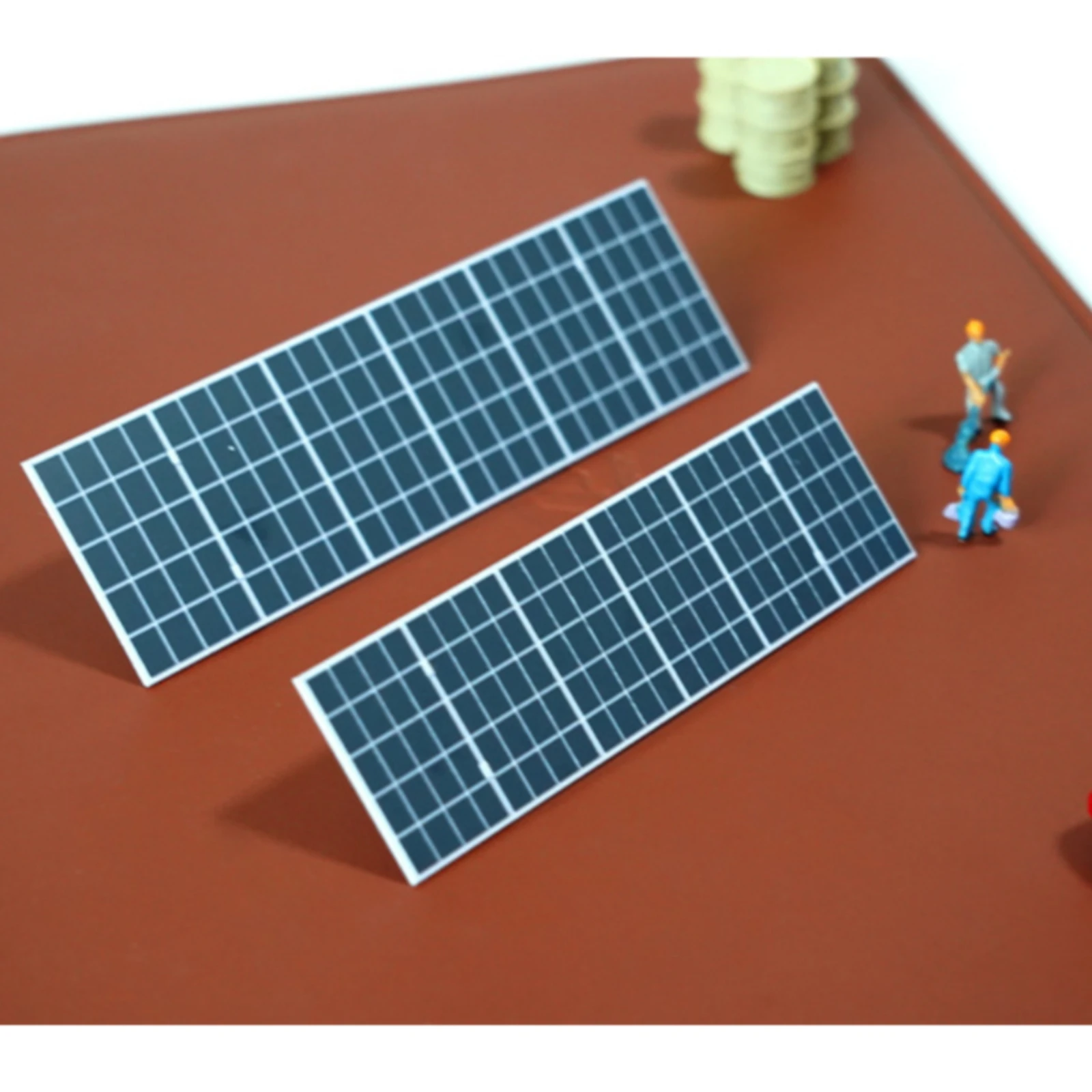 3 Pieces Solar Panel Model Small Photovoltaic Panel Model Photovoltaic Cell Slim Miniature Polycrystalline for Modelers