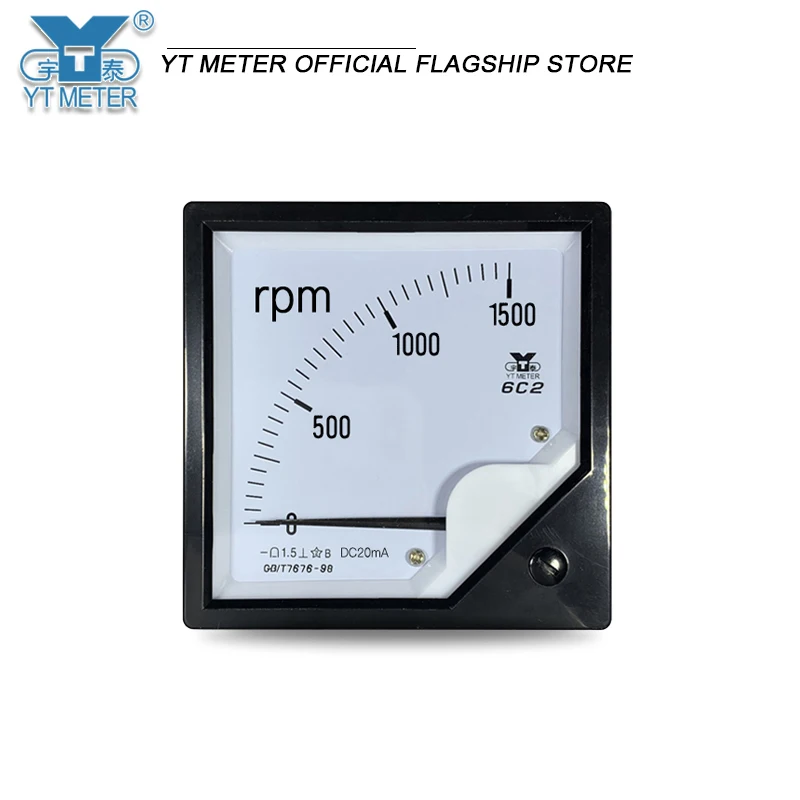 6C2 0-20mA Input analog tachometer 1000rpm 1500 RPM 2000r/min Inverter80