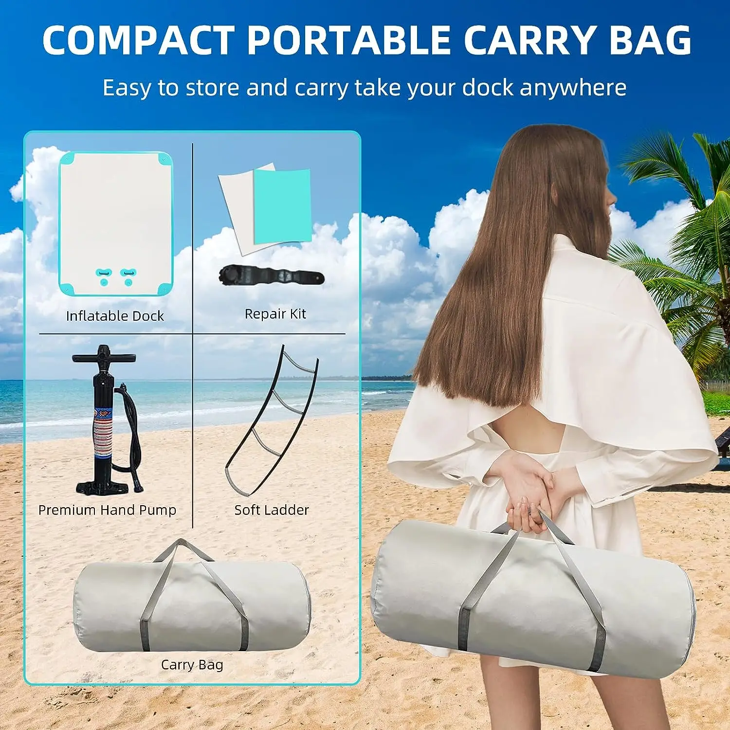 Inflatable Dock Pla…