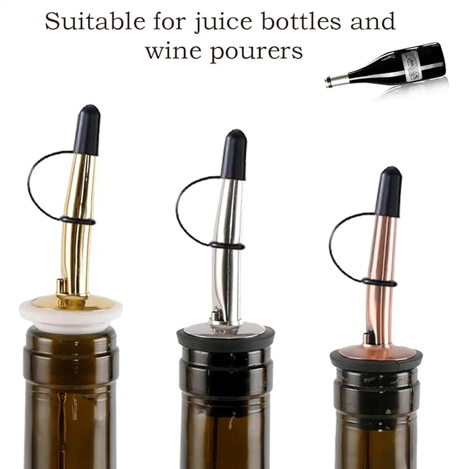 Silicone Olive Oil Pourer Caps 48PCS Anti-Drip Leak-Proof Bottle Toppers Nozzle Covers for Seasoning Bottles, Oil Dispenser