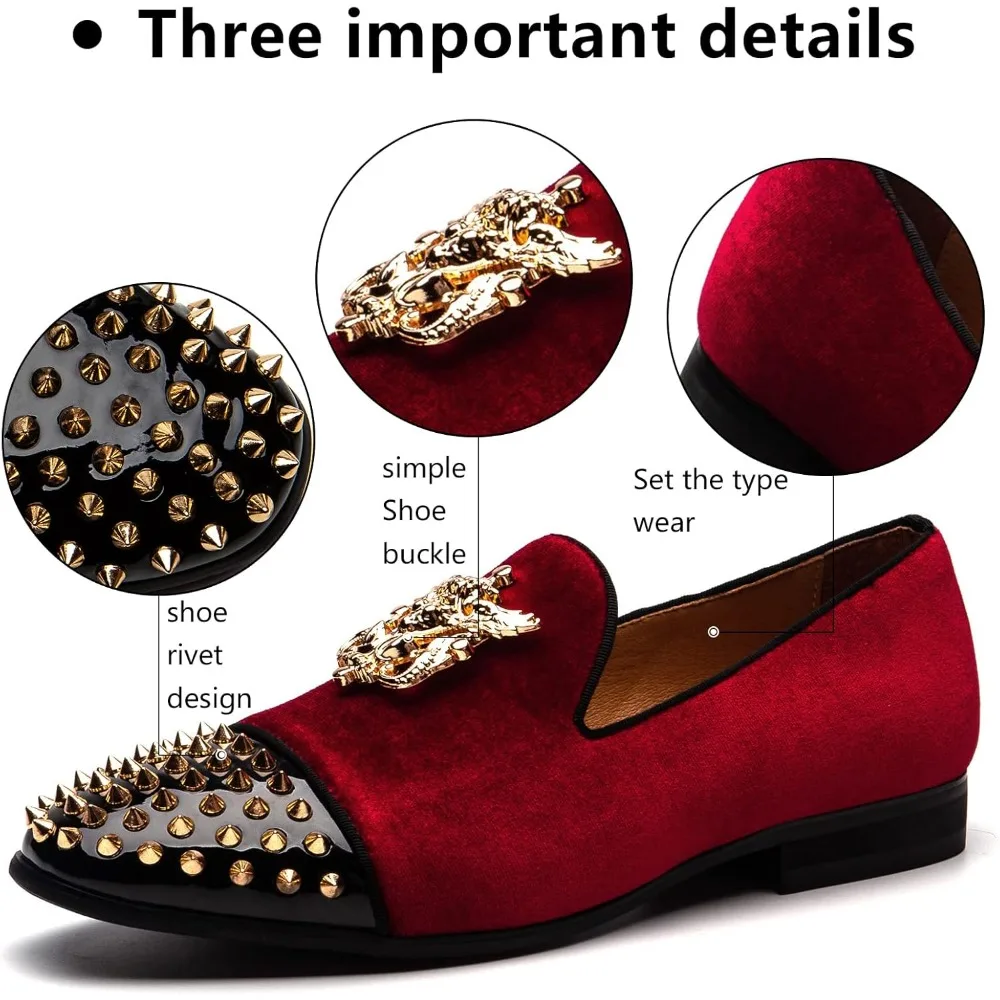 

Velvet Leather Men Shoes Casual Luxury Brand Formal Mens Loafers Moccasins Italian Breathable Slip on Male Boat Shoes Plus Size