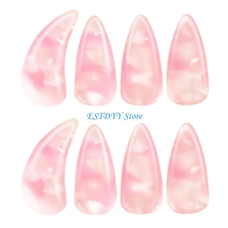 

G6DE 8Pcs/lot Thumb Pick Guitar Picks Guzheng Finger Picks for Guzheng Beginners