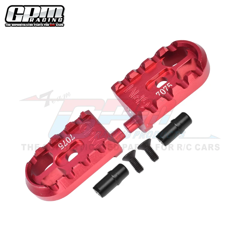 GPM-Jeu de repose-pieds de moto en aluminium 7075, LOSI 1/4, PromPain-MX