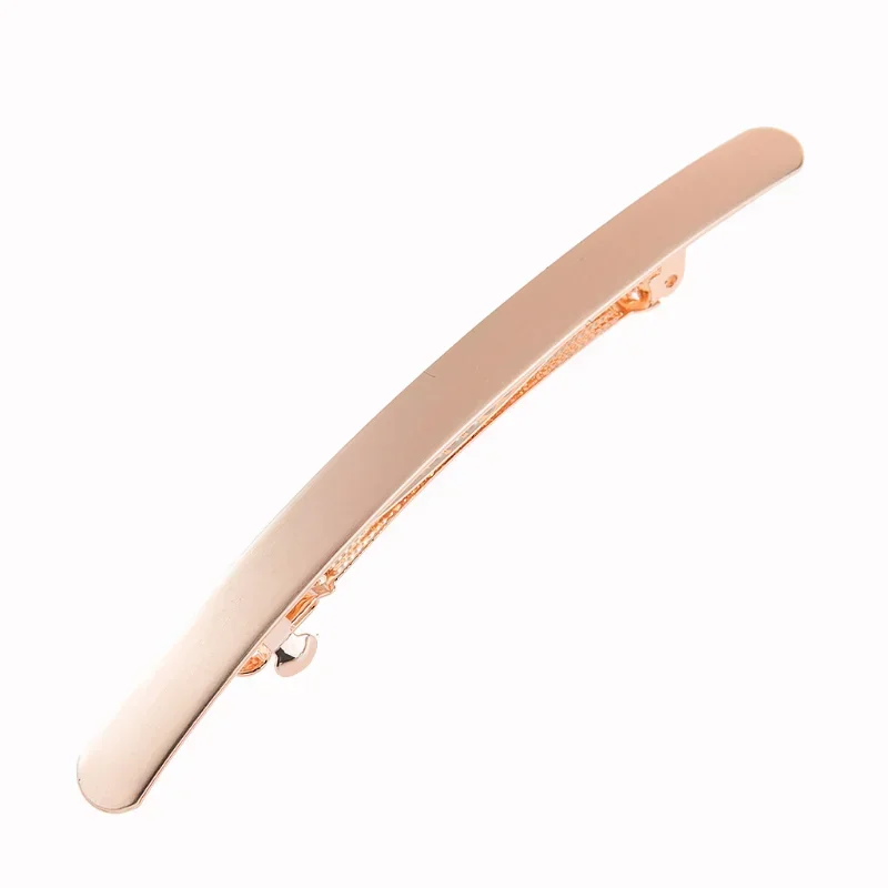 Gold Sliver Korean Spring Hair Clip Elegant Vintage Barrette Back Head Simple Style Hair Clip Women Hair Styling Accessories