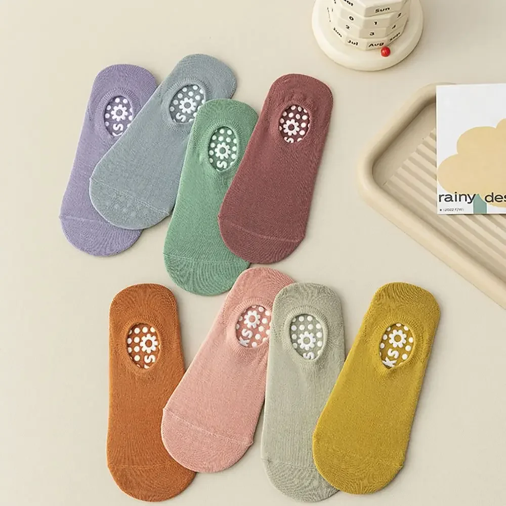 

High Quality Cotton Yoga Socks Non-slip Short Floor Pilates Socks Breathable Sports Socks