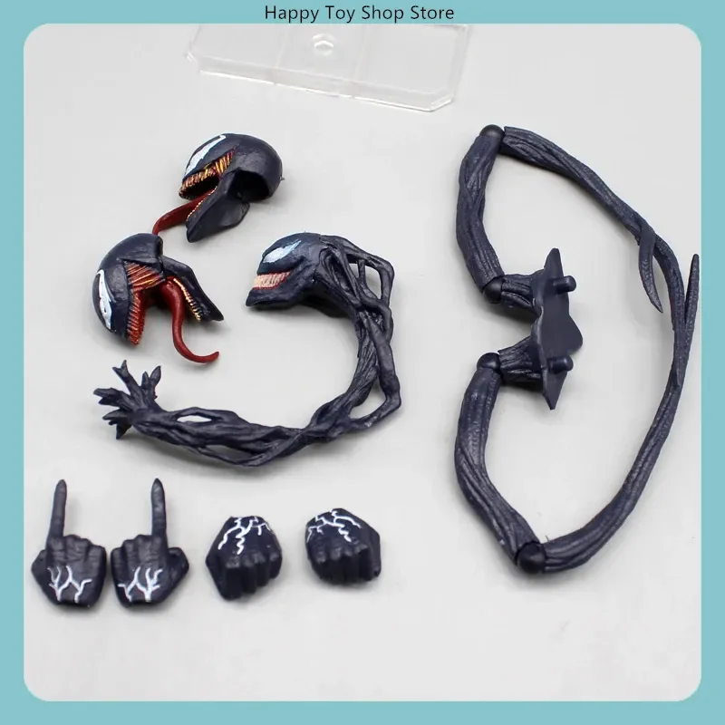 ​​20.5cm Venom SHF Action Figure Model Statue High Appearance Rate Collectible Toy Desktop Decoration Gift for Boys​