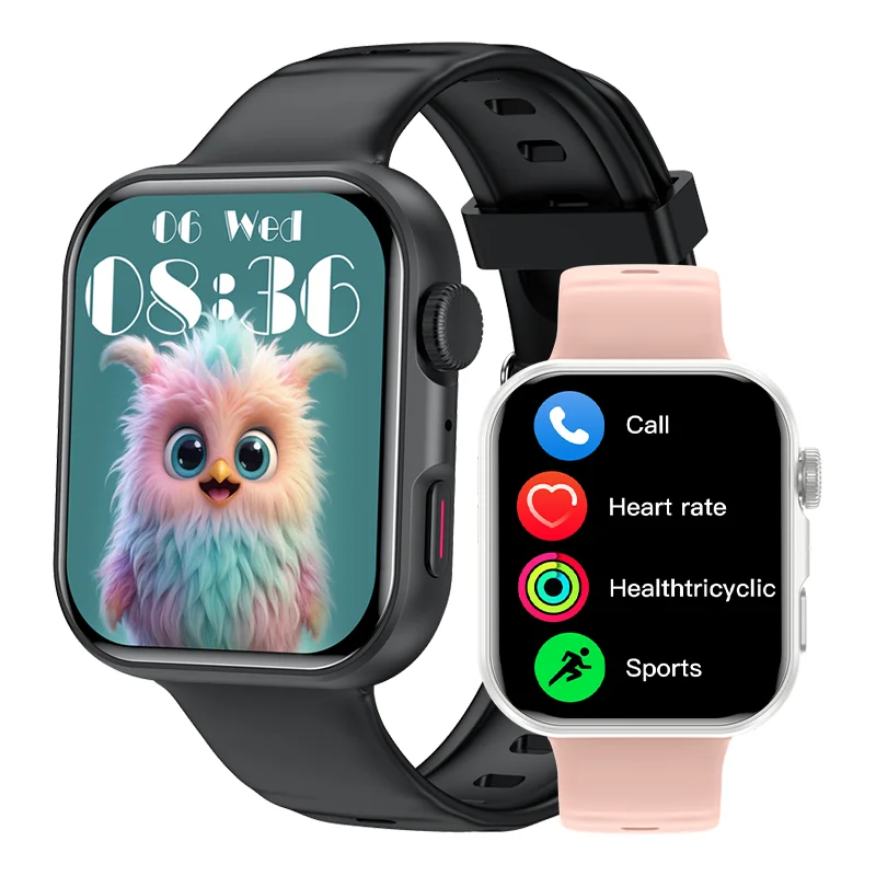 LIGE 1.83" AMOLED Smartwatch With Dynamic Island BT Call Waterproof Sports Smart Watch Heart Rate Blood Pressure Health Monitor