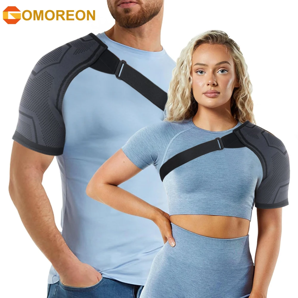 

1Pcs Shoulder Brace, Rotator Cuff Support Brace and Arm Sling for Pain Relief, Shoulder Compression Sleeve for Men & Women