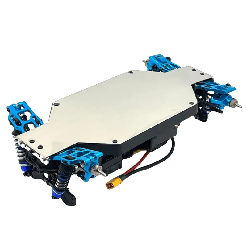 1/10 10303 10304 RC Car Upgraded 304 Stainless Steel Mirror Chassis Armor