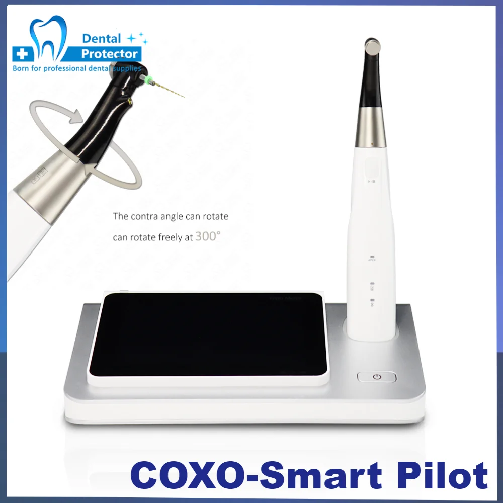 Silnik endodontyczny COXO C-SMART PILOT Idealny do leczenia endodontycznego kanału korzeniowego, funkcje wbudowanego lokalizatora wierzchołka