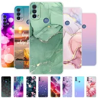 For Motorola Moto E20 Case Back Cover For Moto E30 E40 Clear Soft Silicone TPU Phone Case Funda For Lenovo K14 Plus Bumper Coque