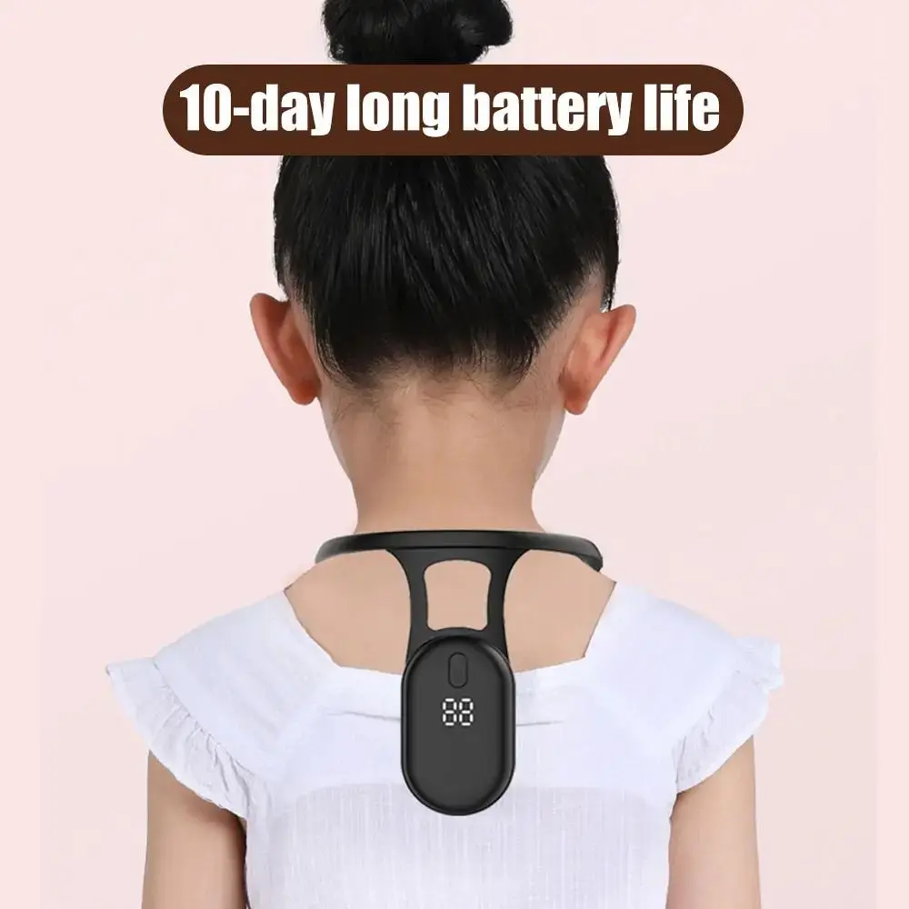 

Intelligent Smart Posture Corrector Posture Shaping Prevent Hunchback Posture Training Reminder Sensor Portable Miicro Vibration