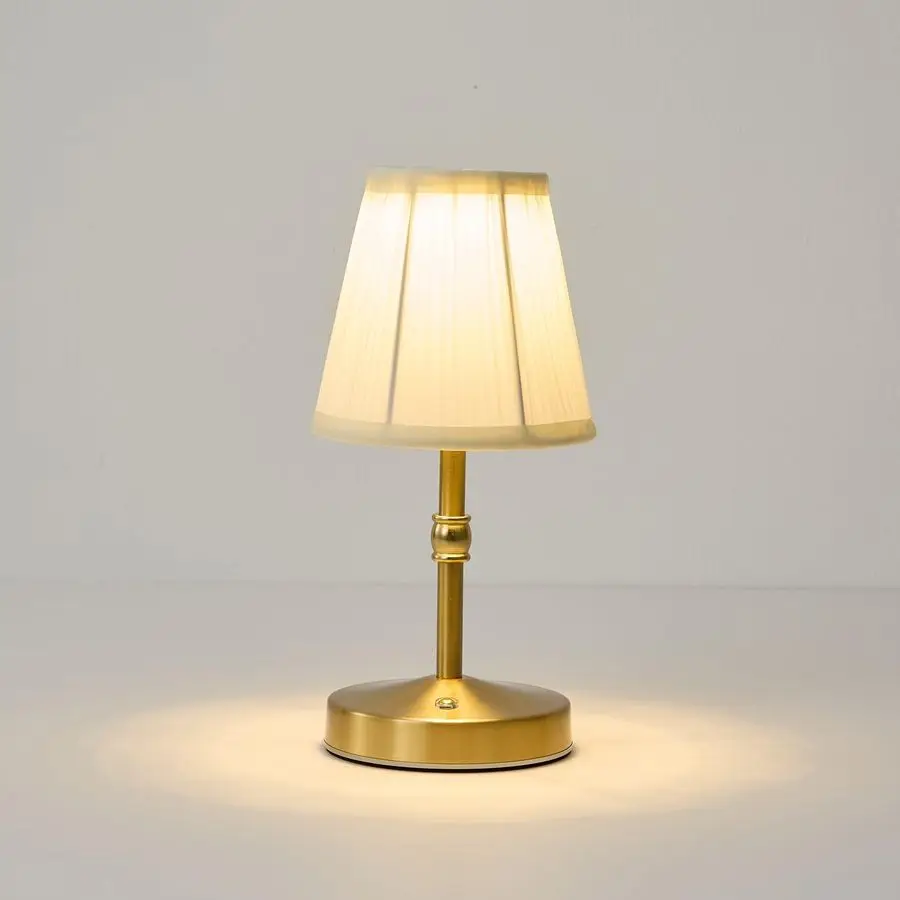 

Светодиодные беспроводные мини-лампы, лампа на батарейках 3000 мАч, настольная лампа с регулируемой яркостью цветовой температуры, золотая перезаряжаемая настольная лампа Fabr