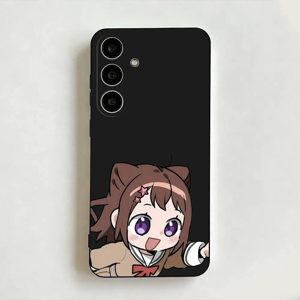 GANSO BanG Dream Chan Kasumi Toyama Black Shell Phone Case For Samsung Galaxy A73,A72,A71,A70,A53,A52,Cover Others Soft