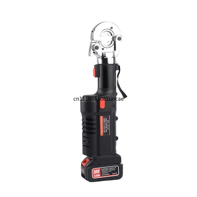 Portable Rechargeable Lithium Battery Hydraulic Crimping Pliers,2-in-1 Multi-Function Cable Cutter for Copper Aluminum Terminals