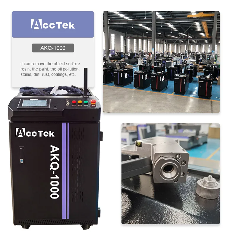 Máquina de limpeza a laser de fibra 1500w 2000w 3000w Venda de fábrica Limpador de velocidade rápida Remoção de ferrugem Laser de fibra