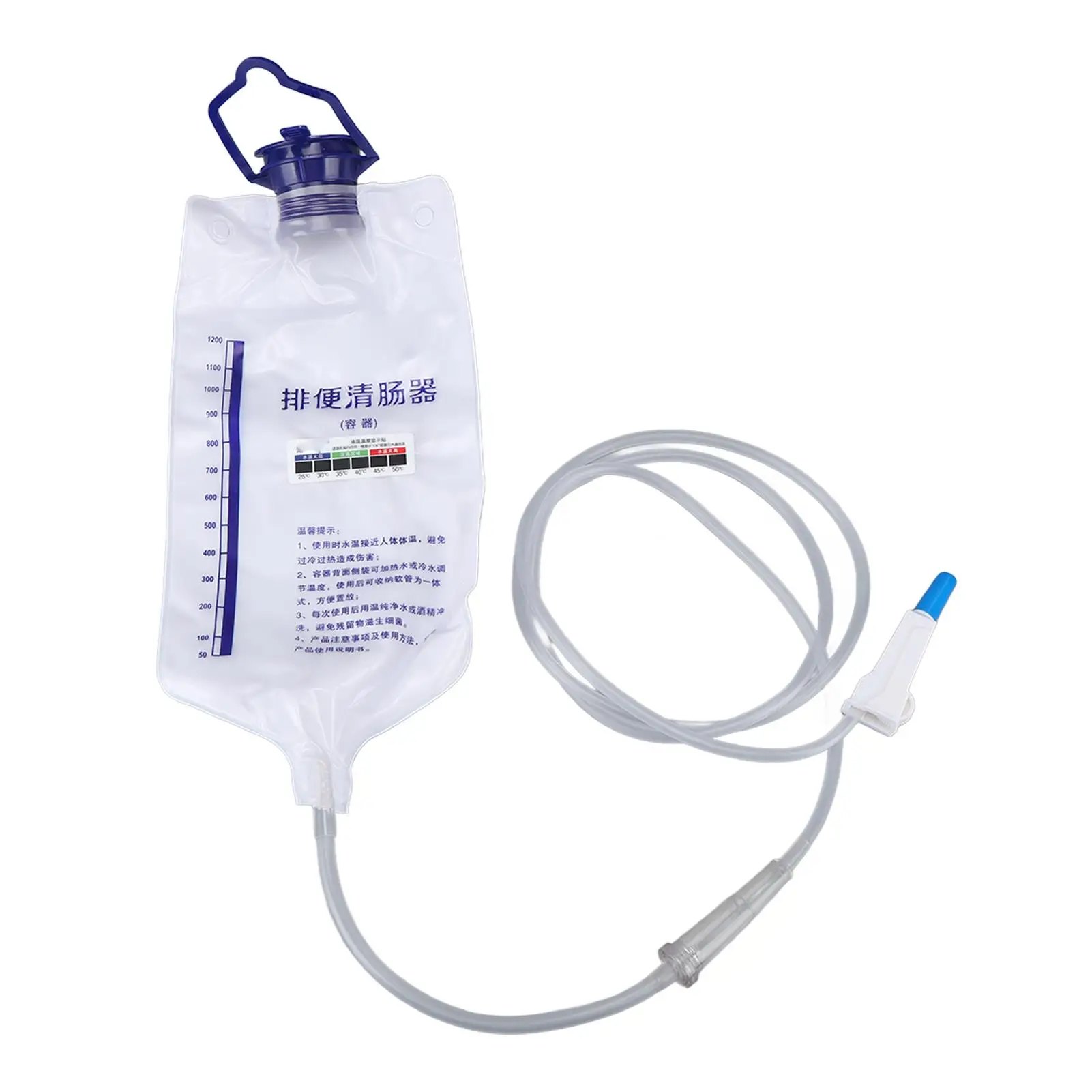 

Многоразовая сумка для клизмы большой емкости, простая в использовании конструкция без запаха, практичная для ванной комнаты