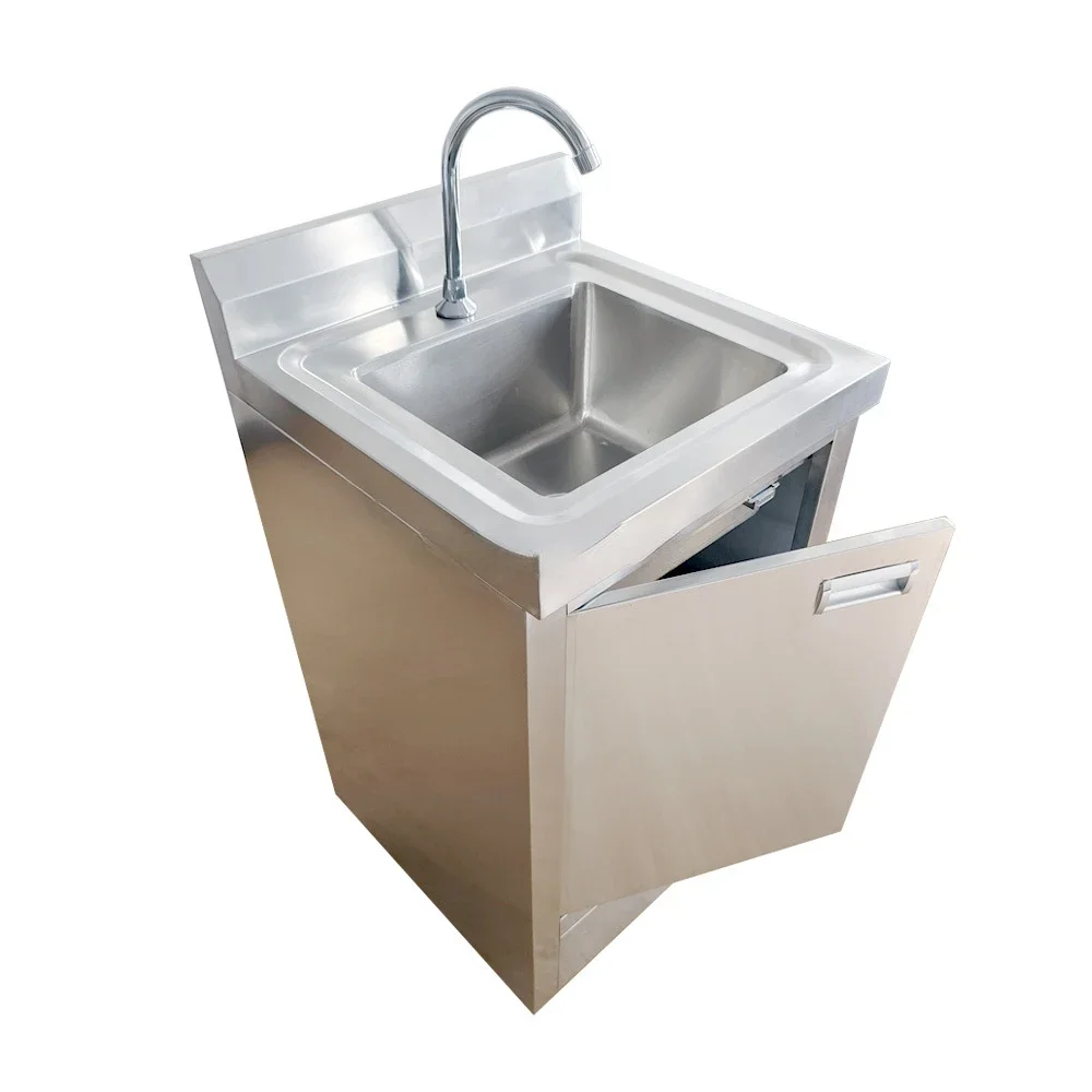 supplies stainless steel kitchen washing sink with cabinet sink kitchen worktable