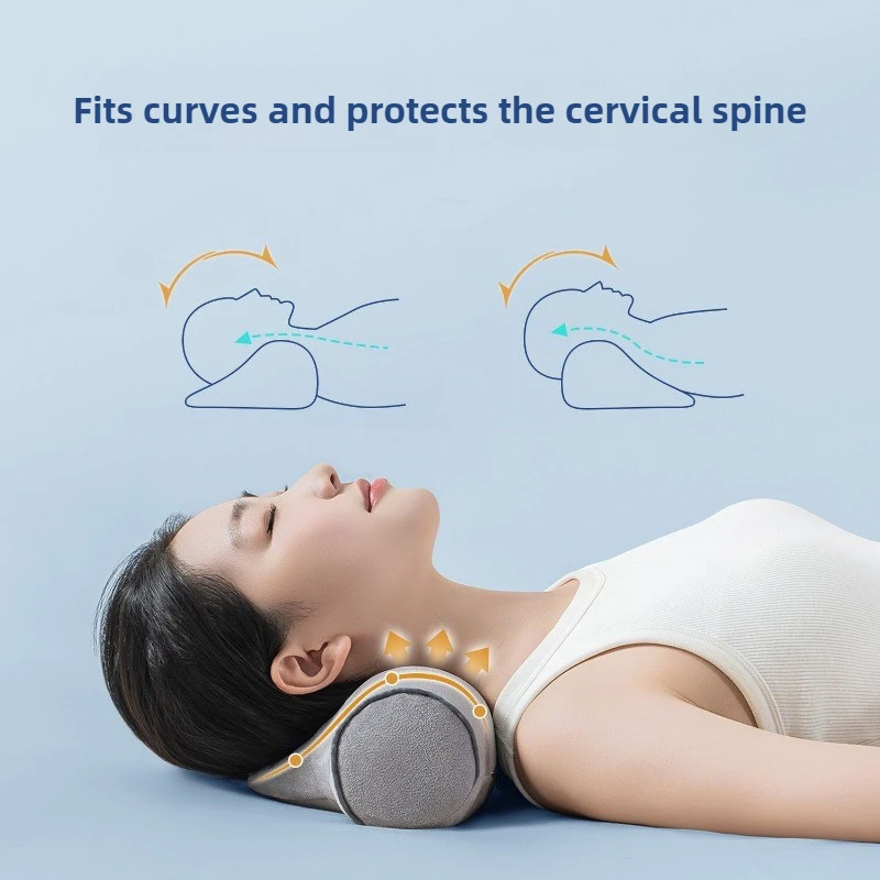 Cervical massage pillow, mugwort pillow, spinal heating sleep massage cylinder, home use cervical protection pillow