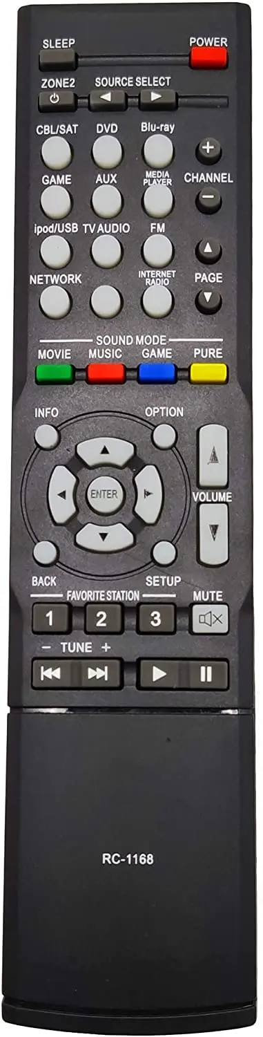 Remote Control RC-1168 for DENON AVR-1613 AVR-1713 AVR-E300 AV Receivers