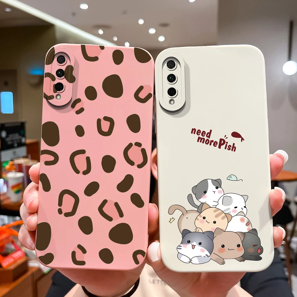 For Huawei P Smart Pro Case P Smart Z Cover For P Smart 2021 Cute Cartoon Soft Smooth Liquid Silicone Shockproof Phone Cases