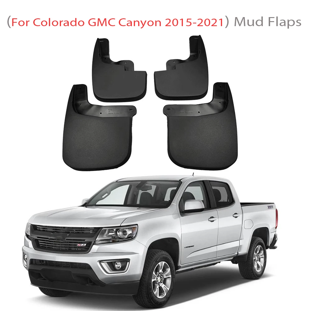 

4 шт. автомобильные передние и задние брызговики для Chevrolet Colorado GMC Canyon 2015 2016 2017 2018 2019 2020 2021