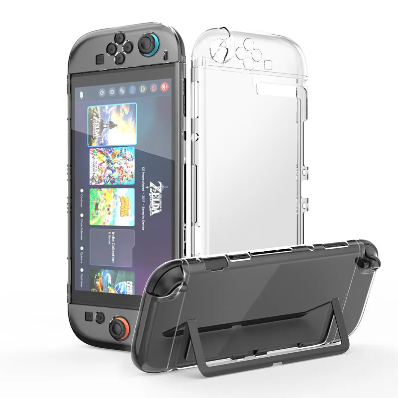 

For Nintendo Switch 2 Crystal Clear Protective Case JoyCon Handle Host Full Set of Protective Cover Switch 2 Case Accessories