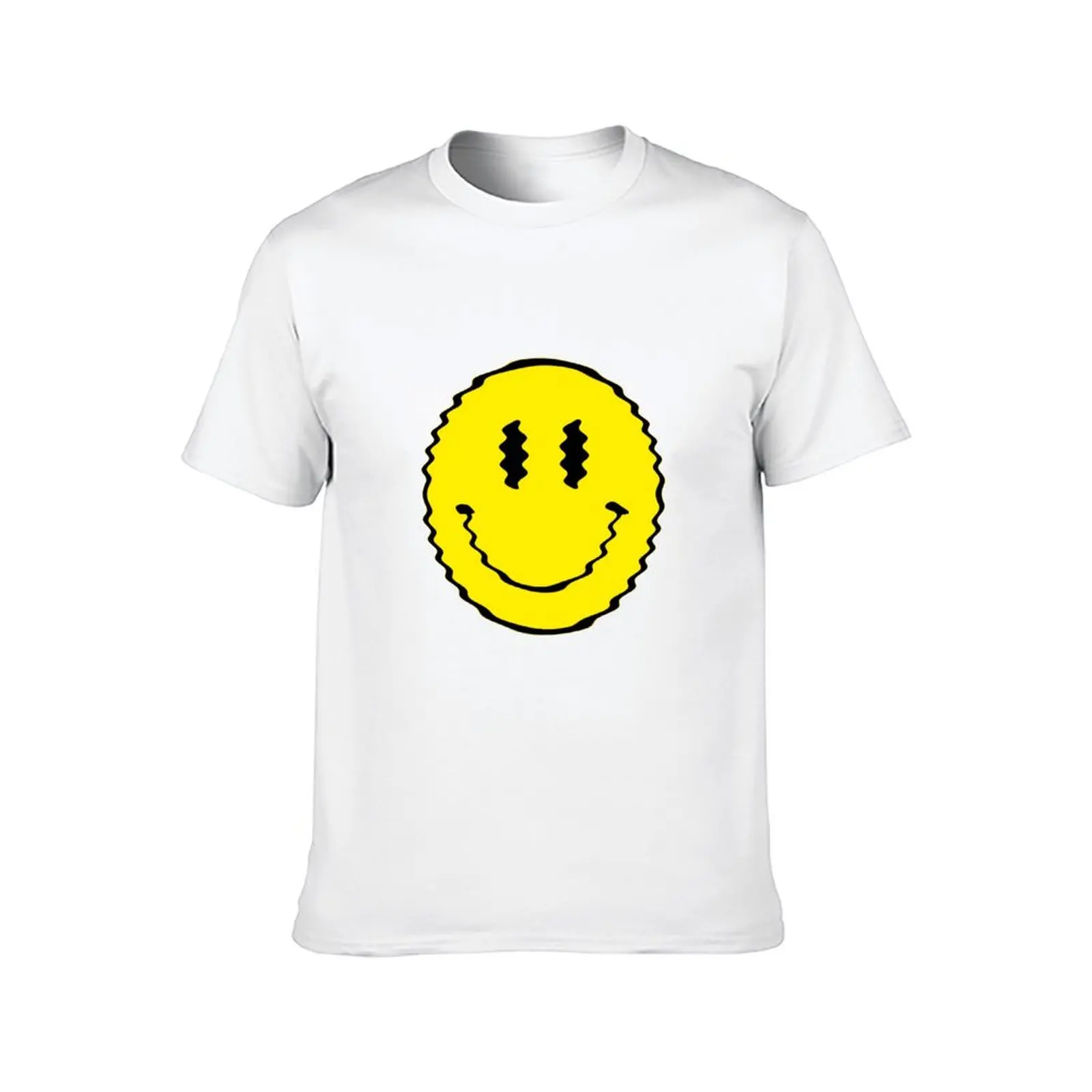 Acid House Smiley Wavy Old School 87 88 T-Shirt man t shirts cotton t shirt man casual T-Shirt