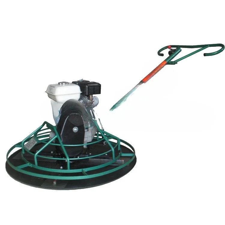 Concrete pavement polisher, hand-push ride-on cement road leveling machine