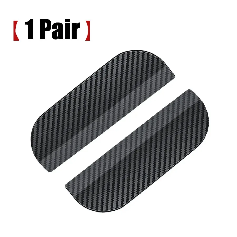 2Pcs Carbon Fiber Car Clip-on Side Snow Sun Visor Rain Cover Car Rearview Mirror Rain Eyebrow Visor Car Auto Mirror Accessories
