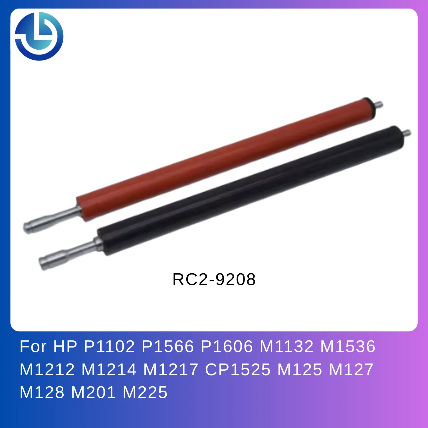 RC2-9208 Fuser Lower Pressure Roller for HP P1102 P1566 P1606 M1132 M1536 M1212 M1214 M1217 CP1525 M125 M127 M128 M201 M225