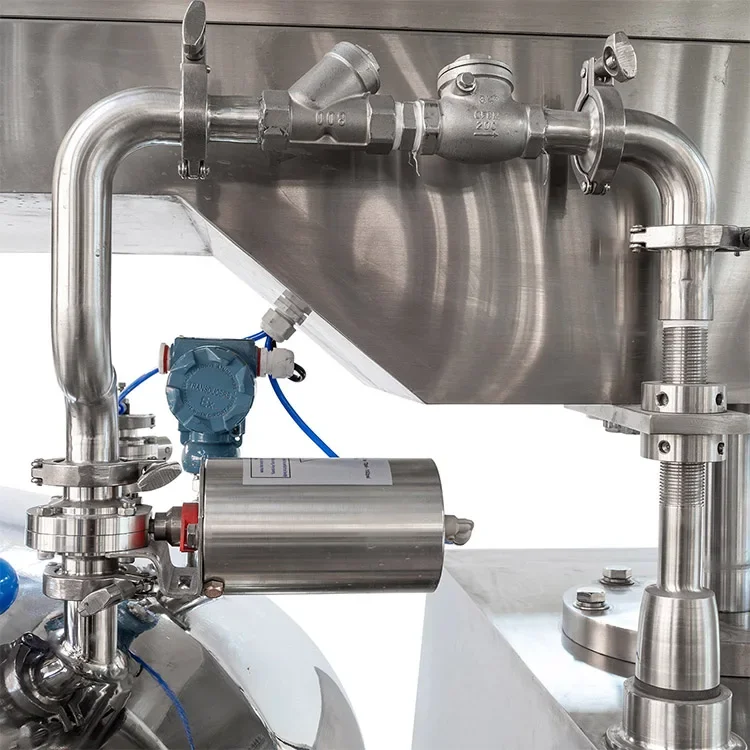 Automatic 200L Homogenizer Lotion Vacuum Emulsifier Mixer Cosmetic Emulsifier Batch