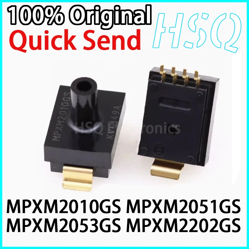 1PCS New MPXM2010GS MPXM2051GS MPXM2053GS 2202GS SMD-5 Original Silicon Piezoresistive Pressure Sensor