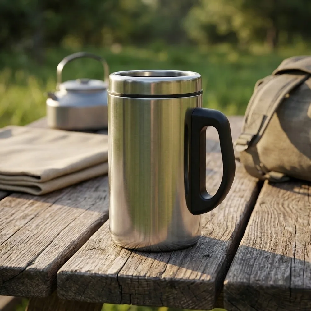 Premium Vacuum‑Insulated Coffee Travel Mug, Heat & Cold Retention Cup For Daily Commute Outdoor Beverage Storage