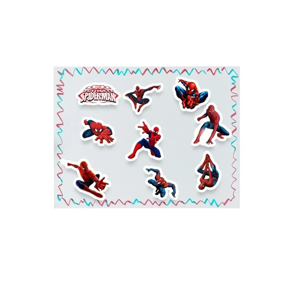 HOT 50 Stück/Set Cartoon Coole Disney Spider-Man Aufkleber DIY Skateboard Kühlschrank Motorrad Gepäck PVC Wasserdichte Aufkleber Spielzeug Geschenk – Detail 6