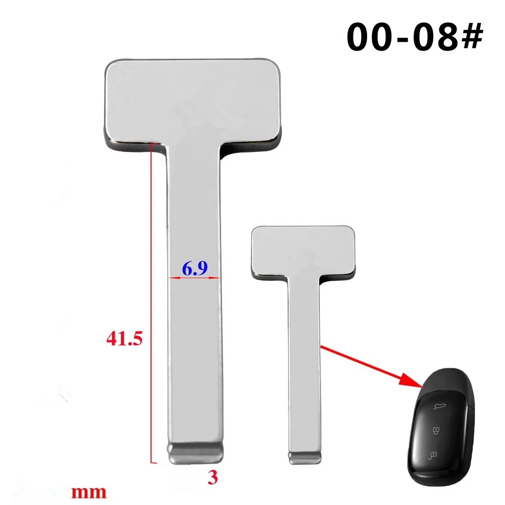 for Lixiang L6 L7 L8 L9 Li Auto Car Remote Key Blade for Li L6 L7 L8 L9 One Li xiang Auto Car Emergency Mechanical Key Blade