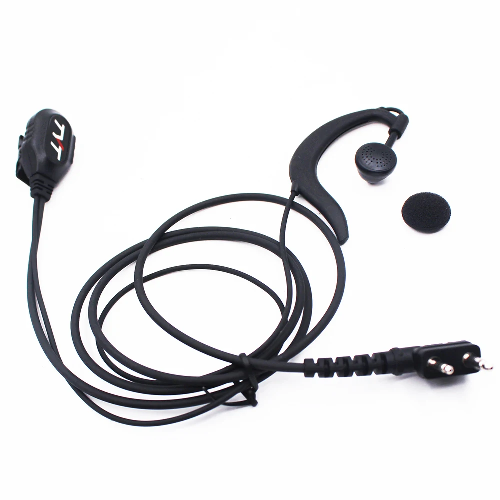 Original TYT Earpiece Headset for TYT Radio MD-380/UV380 MD-390/UV390/UV450 TH-UV8000D/UV8000E/F8/UV6R/UV9D/UVF1 DM-UVF10 MD-446