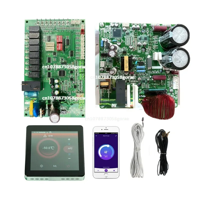 

Customized Commercial Heating and Cooling Water Heater Multifunctional DC Variable Frequency Heat Pump Controller