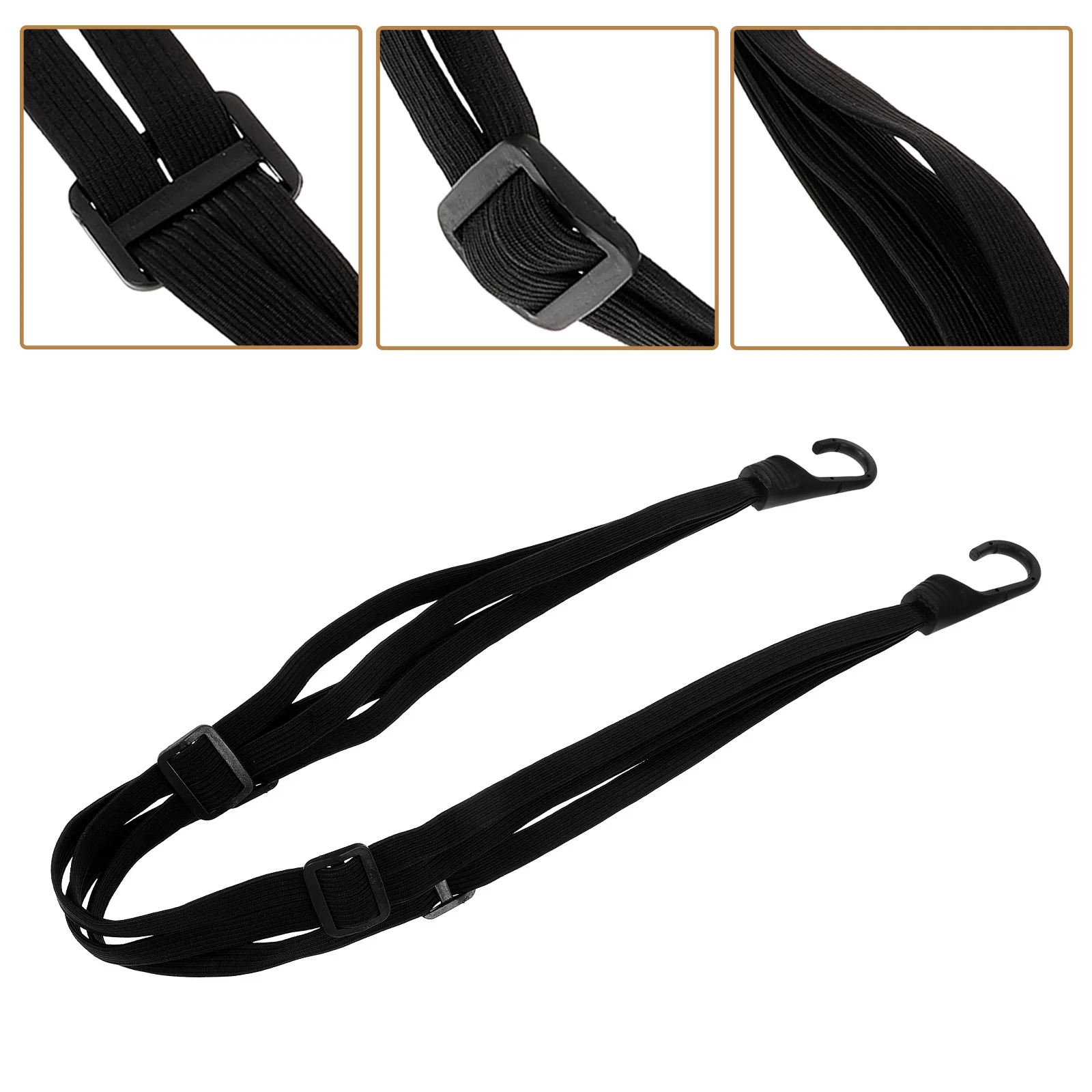 حزام أمتعة مرن حبل ربط عالي التحمل للدراجات النارية وحبل بنجي للسفر للاستخدام في الهواء الطلق