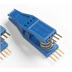 5250 8 pin Test Clip IC Test Clip SOJ SOIC 8 Contacts 1.27 mm Gold Plated Contacts for Pomona soic clip