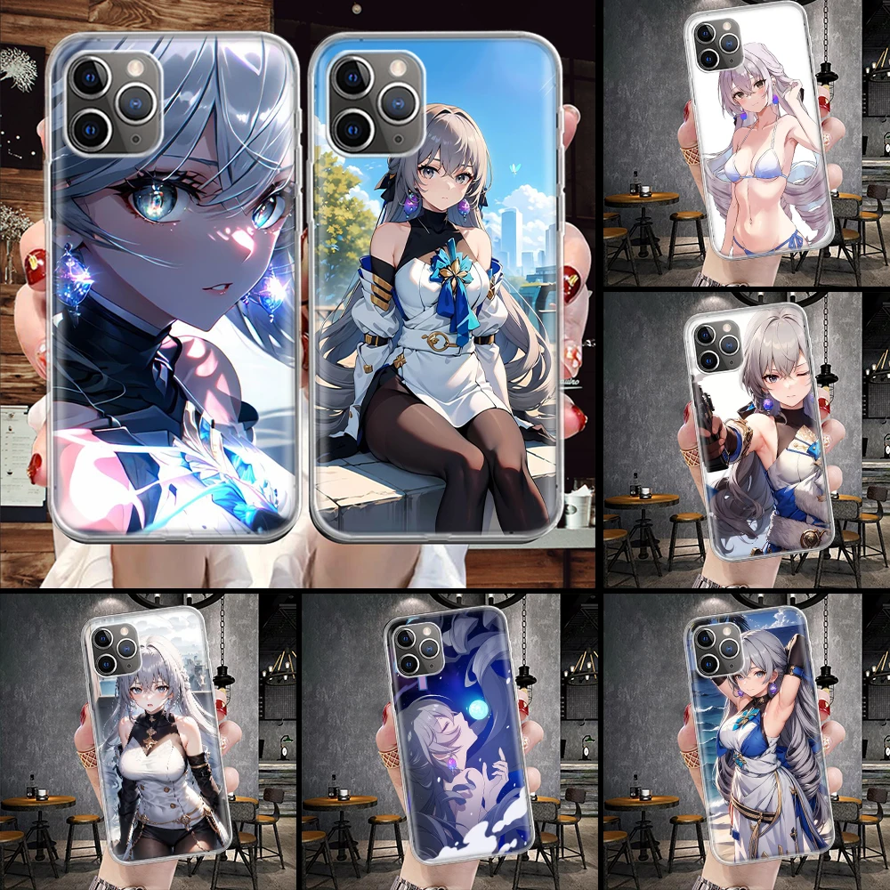 Honkai Star Rail Bronya Rand Soft Phone Case For IPhone 11 13 16 Pro MAX 15 + 14 Plus 12 Mini X XS Apple 8 7 SE Fundas Coque 11 