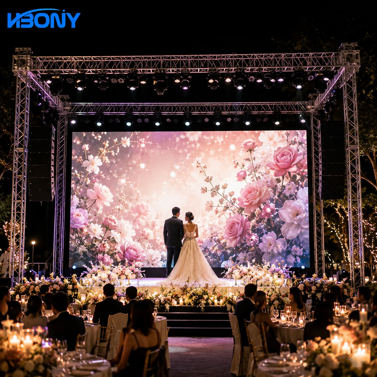 

Quick Lock P2.6 Indoor Stage LED Rental Screen 500x500mm Die-casting Aluminum Cabinet for High Definition Event Stage