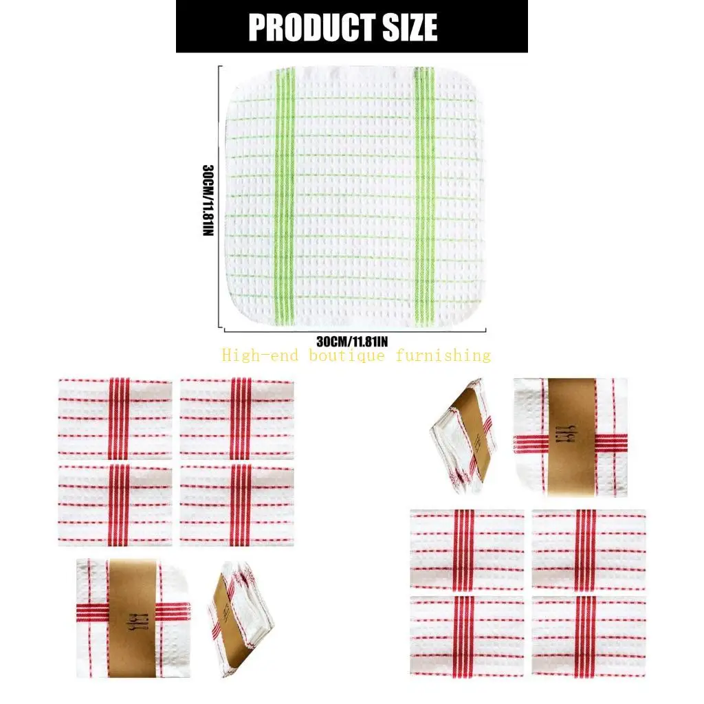 

19NB Пакет из 4 хлопчатобумажной косой ткани для очистки кухни.