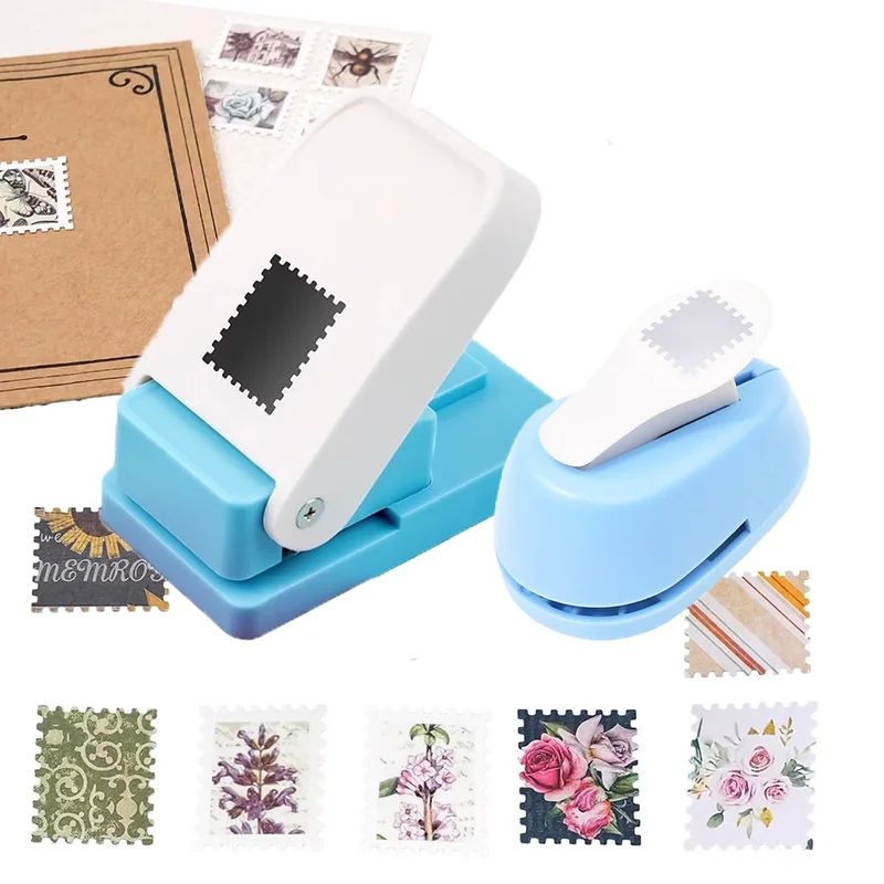 Creative Handmade DIY Hole Punch One Piece Stamp Embossing Tool Journal Scrapbooking Crafting Supplies Gift Puncher
