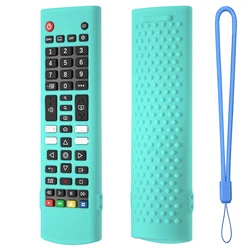 LG AKB 시리즈용 스마트 TV 리모컨 커버, 실리콘 케이스 보호 커버, LG AKB75375604 AKB75095302 AKB73715601 에 적합