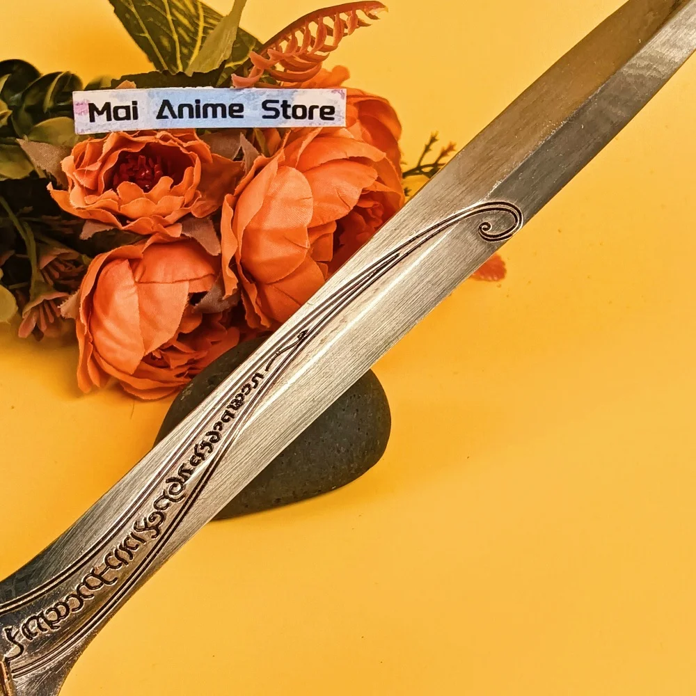 11.6 بوصة حلقة باجينز كاتانا كاتانا اليابانية الحقيقية الساموراي صابر أراغورن السيف القرون الوسطى البهجة نارثيل نينجا سكين لعبة هدية