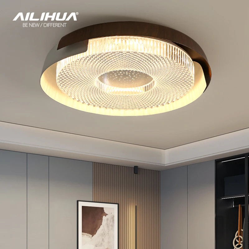 

Master bedroom ceiling light 2022 new simple modern living room atmospheric LED lighting circular balcony light